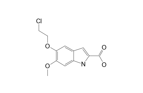 5-(2-Chloroethoxy)-6-methoxy-1H-indole-2-carboxylic acid