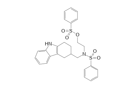 2-(N-((2,3,4,9-tetrahydro-1H-carbazol-3-yl)methyl)phenylsulfonamido)ethyl benzenesulfonate