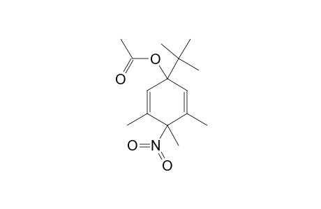 1-TERT.-BUTYL-3,4,5-TRIMETHYL-4-NITRO-CYCLOHEXA-2,5-DIENYL-ACETATE;(DIASTEREOMER-1)