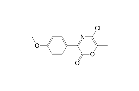 5-chloranyl-3-(4-methoxyphenyl)-6-methyl-1,4-oxazin-2-one