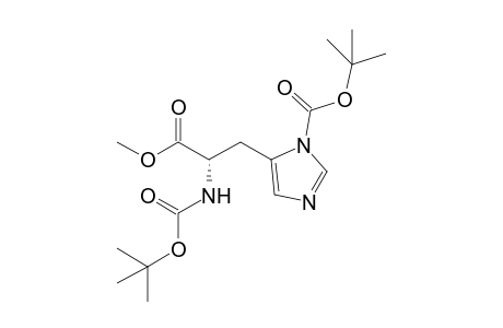 5-[(2S)-2-(tert-butoxycarbonylamino)-3-keto-3-methoxy-propyl]imidazole-1-carboxylic acid tert-butyl ester