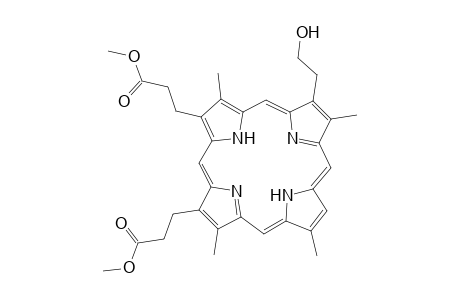 21H,23H-Porphine-2,18-dipropanoic acid, 7-(2-hydroxyethyl)-3,8,13,17-tetramethyl-, dimethyl ester