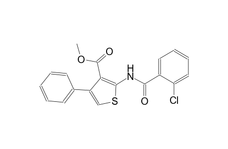 methyl 2-[(2-chlorobenzoyl)amino]-4-phenyl-3-thiophenecarboxylate