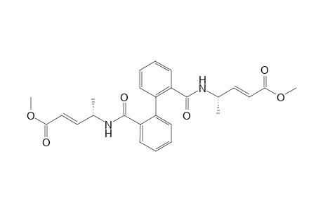 (E,E)-N,N'-Di-[1-(methoxycarbonyl)but-1-en-3-yl]-2,2'-biphenyldicarboxamide