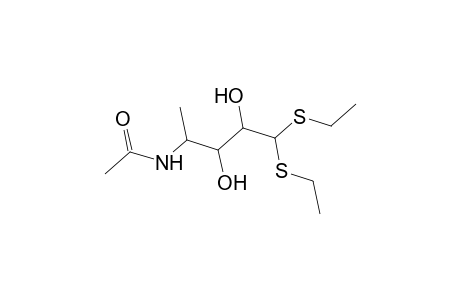 Xylose, 4-acetamido-4,5-dideoxy-, diethyl mercaptal, D-