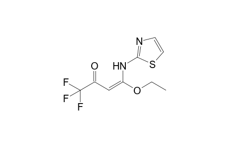 (E)-4-Ethoxy-4-(1,3-thiazol-2-ylamino)-1,1,1-trifluorobut-3-en-2-one