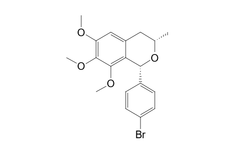 (1R,3S)-6,7,8-TRIMETHOXY-3-METHYL-1-(4-BROMOPHENYL)-ISOCHROMAN