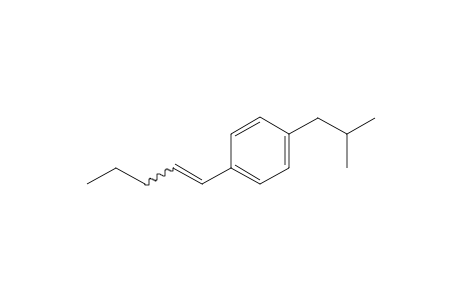 1-isobutyl-4-(pent-1-en-1-yl)benzene