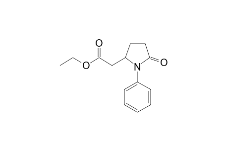 2-(5-keto-1-phenyl-pyrrolidin-2-yl)acetic acid ethyl ester