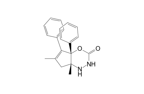 Cyclopent[e][1,3,4]oxadiazin-3(2H)-one, 1,4a,7,7a-tetrahydro-6,7a-dimethyl-4a,5-diphenyl-, cis-