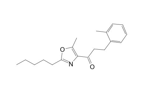 1-(2-amyl-5-methyl-oxazol-4-yl)-3-(o-tolyl)propan-1-one