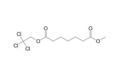 Pimelic acid, 2,2,2-trichloroethyl methyl ester