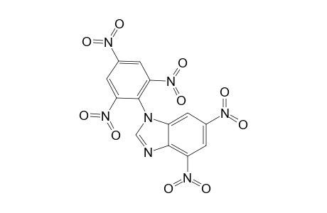 4,6-Dinitro-1-(2',4',6'-trinitrophenyl)benzimidazole