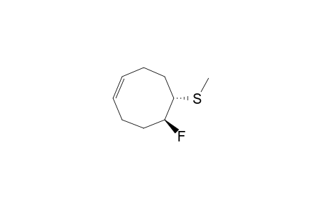 TRANS-5-FLUORO-6-(METHYLTHIO)-CYCLOOCT-1-ENE