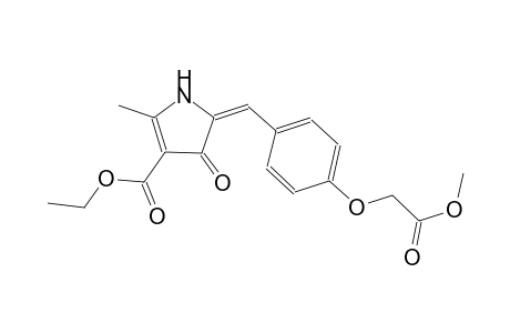 1H-pyrrole-3-carboxylic acid, 4,5-dihydro-5-[[4-(2-methoxy-2-oxoethoxy)phenyl]methylene]-2-methyl-4-oxo-, ethyl ester, (5E)-