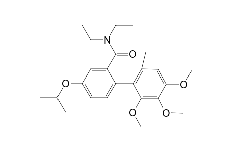 N,N-Diethyl-4-isopropoxy-2',3',4'-trimethoxy-6'-methyl-1,1'-biphenyl-2-carboxamide