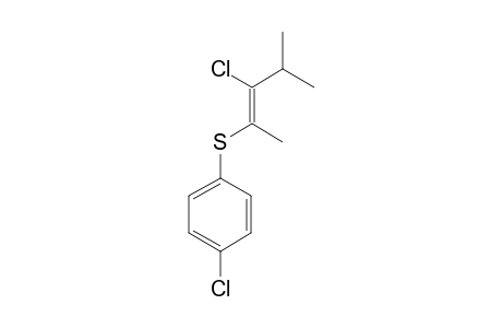 (Z)-2-(4-CHLOROBENZENESULFENYL)-3-CHLORO-4-METHYL-2-PENTENE