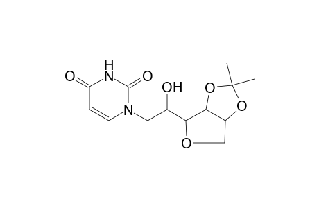 D-Glucitol, 3,6-anhydro-1-deoxy-1-(3,4-dihydro-2,4-dioxo-1(2H)-pyrimidinyl)-4,5-O -(1-methylethylidene)-