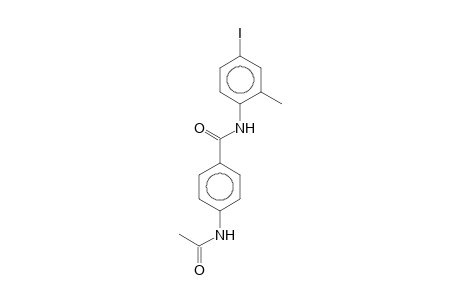 4-(acetylamino)-N-(4-iodo-2-methylphenyl)benzamide