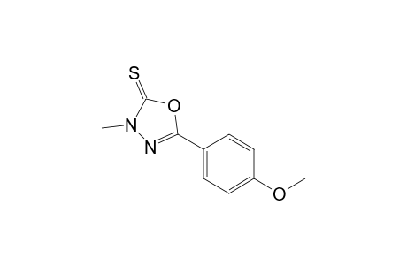 5-(4-Methoxyphenyl)-3-methyl-1,3,4-oxadiazole-2(3H)-thione