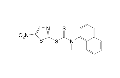 N-methyldithio-1-naphthalenecarbamic acid, 5-nitro-2-thiazolyl ester
