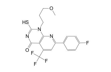 pyrido[2,3-d]pyrimidin-4(1H)-one, 7-(4-fluorophenyl)-2-mercapto-1-(3-methoxypropyl)-5-(trifluoromethyl)-