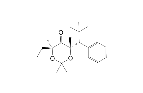 (4S,6S)-4-(tert-Butylbenzyl)-6-ethyl-2,2,4,6-tetramethyl-1,3-dioxan-5-one