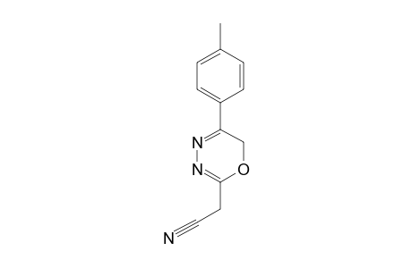 2-ACETONITRILO-5-(4-MEHYLPHENYL)-1,3,4-OXADIAZINE