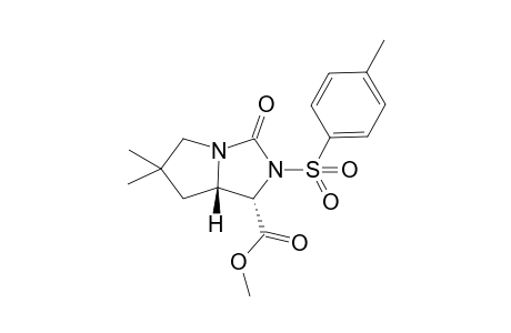Syn-methyl 6,6-dimethyl-3-oxo-2-tosylhexahydro-1H-pyrrolo[1,2-c]imidazole-1-carboxylate