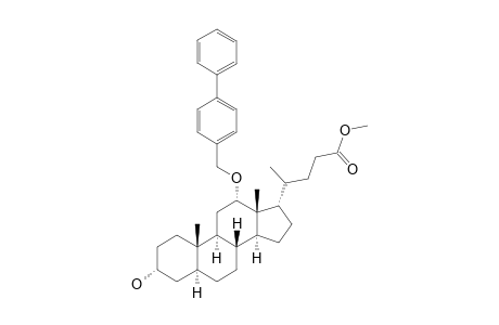 METHYL-3-HYDROXY-12-(4-PHENYLBENZYLOXY)-CHOLANOATE