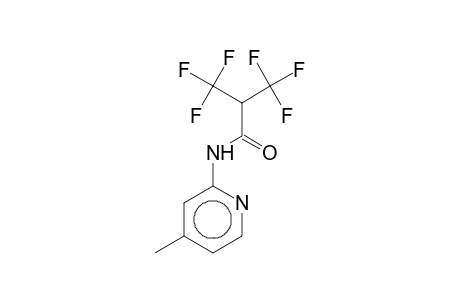 3,3,3-Trifluoro-N-(4-methyl-2-pyridinyl)-2-(trifluoromethyl)propanamide