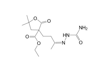 ethyl 3-{(3Z)-3-[(aminocarbonyl)hydrazono]butyl}-5,5-dimethyl-2-oxotetrahydro-3-furancarboxylate