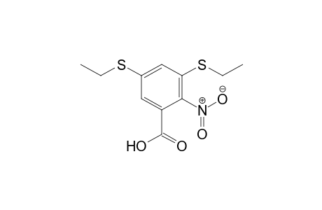 3,5-Bis(ethylthio)-2-nitrobenzoic acid