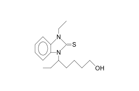 3-Ethyl-1-(1-hydroxy-heptan-5-yl)-benzimidazole-2-thione