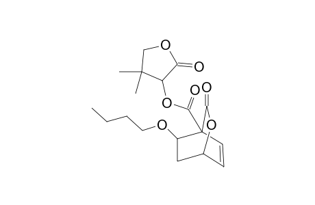 4,4-Dimethyl-2-oxo-1-oxacyclopentyl-3-yl 6-Butyloxy-7-oxo-8-oxabicyclo[2.2.2]oct-2-en-1-carboxylate