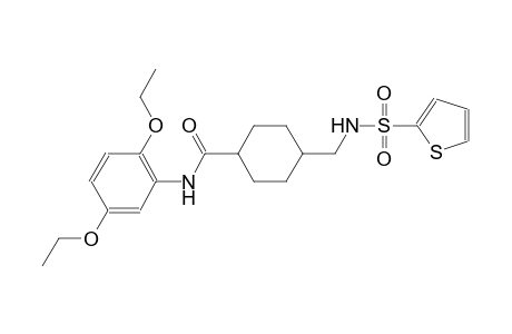 N-(2,5-diethoxyphenyl)-4-{[(2-thienylsulfonyl)amino]methyl}cyclohexanecarboxamide