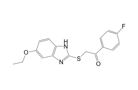 2-[(5-ethoxy-1H-benzimidazol-2-yl)sulfanyl]-1-(4-fluorophenyl)ethanone