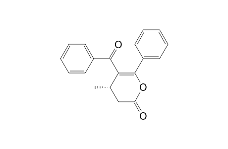 (S)-5-benzoyl-4-methyl-6-phenyl-3,4-dihydro-2H-pyran-2-one