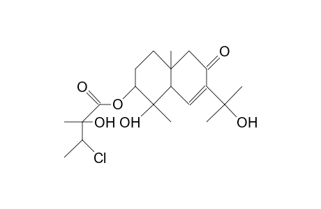 3a-(3-Chloro-2-hydroxy-2-methyl-butyryl)-plucheinol