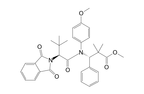 Methyl (S)-3-phenyl-3-[N-(4'-methoxyphenyl)-N-((S)-N',N'-phthaloyl-tert-leucyl)]amino-2,2-dimethylpropionate