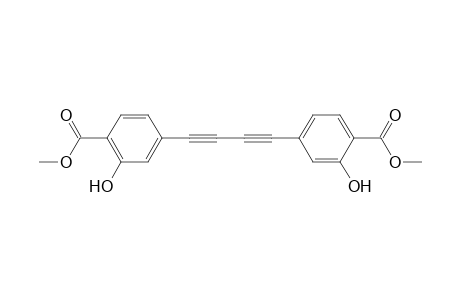 methyl 2-hydroxy-4-[4-(3-hydroxy-4-methoxycarbonyl-phenyl)buta-1,3-diynyl]benzoate