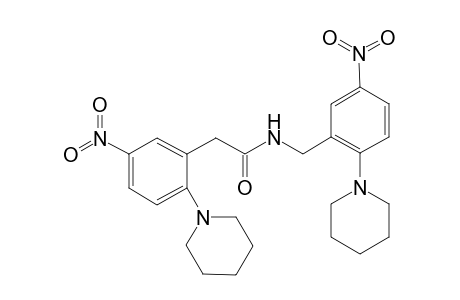 2-(5-nitro-2-piperidin-1-yl-phenyl)-N-[(5-nitro-2-piperidin-1-yl-phenyl)methyl]ethanamide