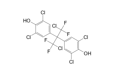 Phenol, 4,4'-[2-chloro-1-(chlorodifluoromethyl)-2,2-difluoroethylidene]bis[2,6-dichloro-
