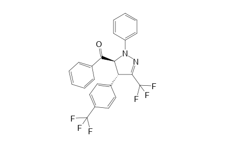 Phenyl-[(3S,4R)-2-phenyl-5-trifluoromethyl-4-(4-trifluoromethyl-phenyl)-3,4-dihydro-2H-pyrazol-3-yl]-methanone