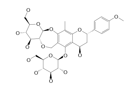 ABACOPTERIN_D;(2-S,4-R)-4-HYDROXY-4'-METHOXY-8-METHYL-11,2'''-OXIDOFLAVAN-5,7-DI-O-BETA-D-GLUCOPYRANOSIDE