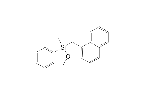 rec-(+-)-Methoxymethyl-1-(naphthylmethyl)phenylsilane