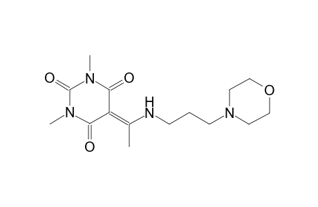 1,3-dimethyl-5-(1-{[3-(4-morpholinyl)propyl]amino}ethylidene)-2,4,6(1H,3H,5H)-pyrimidinetrione