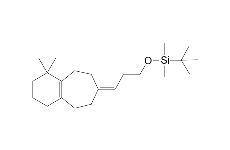 7-{3'-[(t-Butyldimethylsilyl)oxypropylidene]-octahydro-1,1-dimethyl-1H-benzocycloheptene