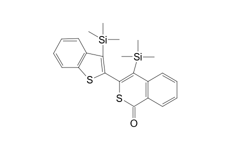 4-(Trimethylsilyl)-3-(3-(trimethylsilyl)benzo[b]thiophen-2-yl)-1H-isothiochromen-1-one