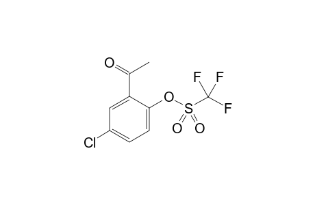 2-Acetyl-4-chlorophenyl trifluoromethanesulfonate